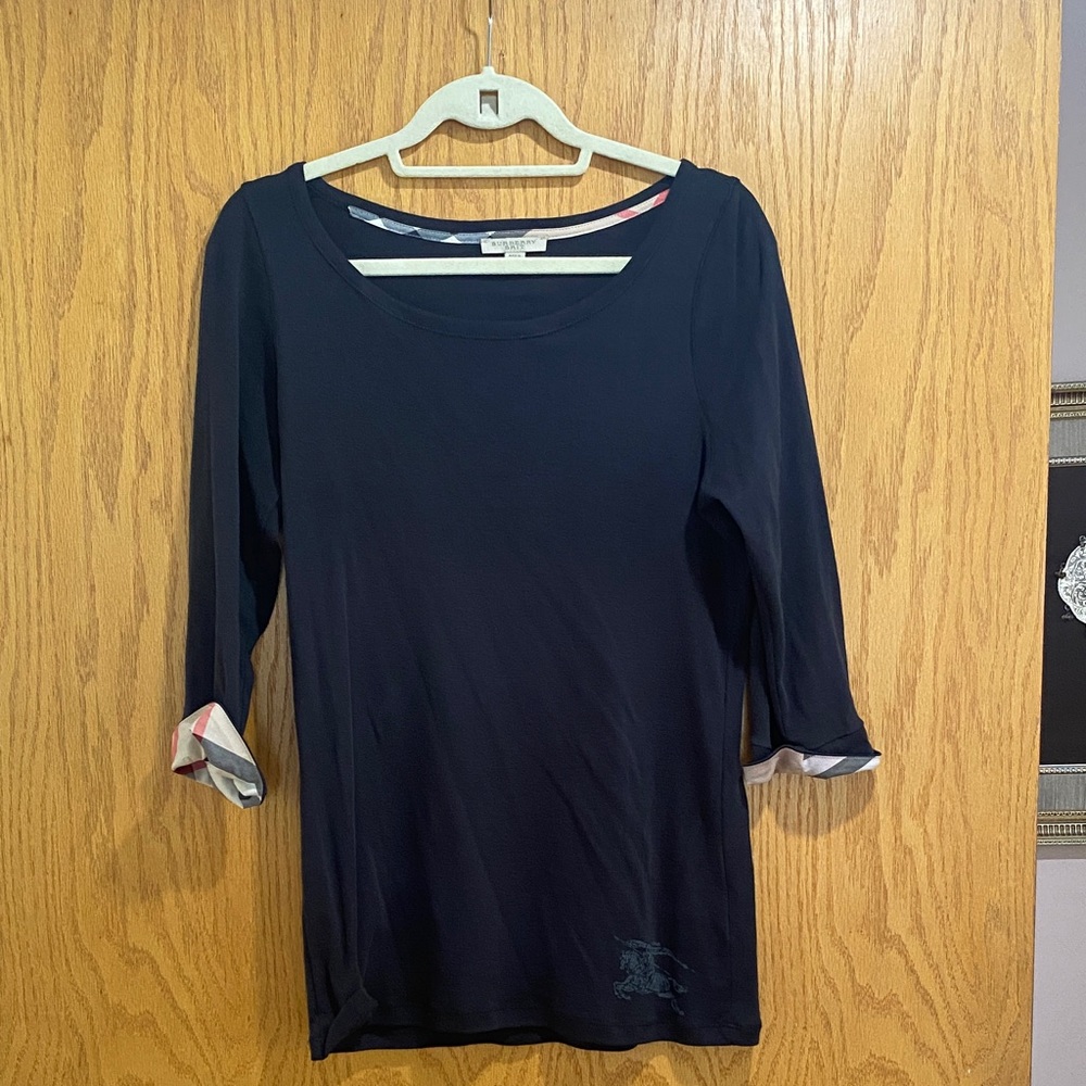 Burberry Brit Black Fitted Blouse